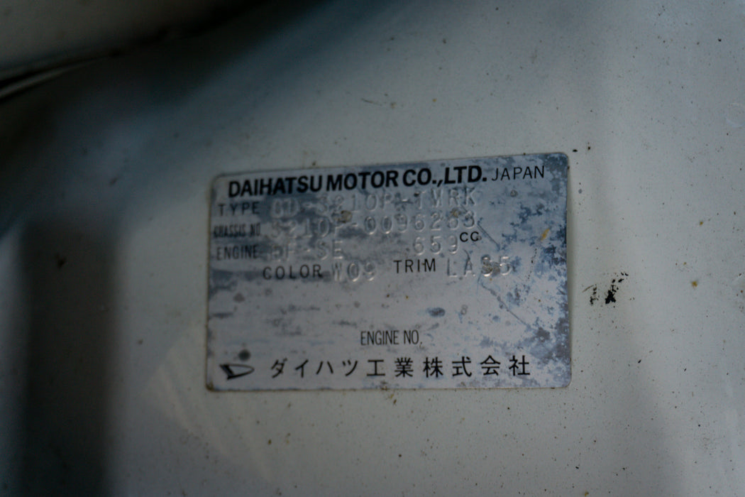 2001 Daihatsu Hijet Truck 4WD
