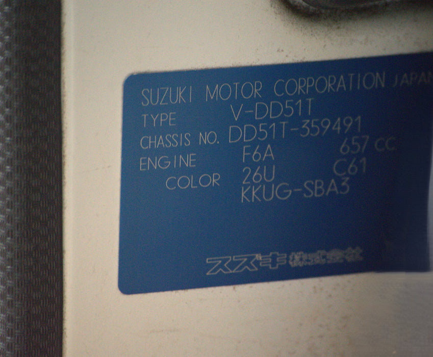 1995 Suzuki Carry KU 4WD