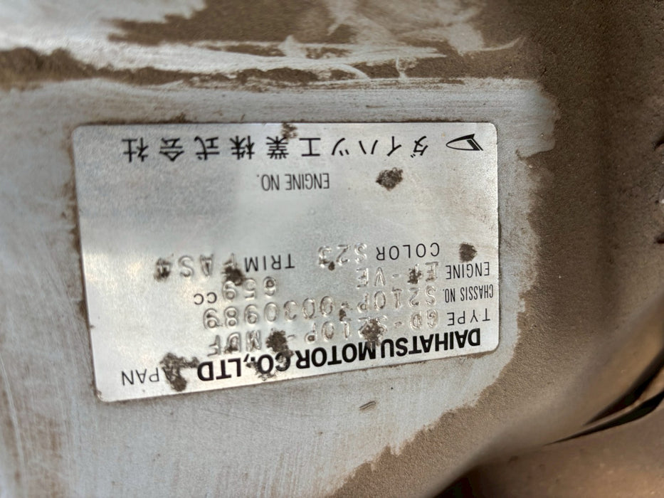 1999 Daihatsu Hijet 4WD