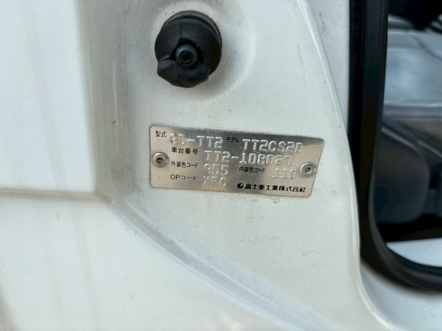 2001 Subaru Sambar TB 4WD